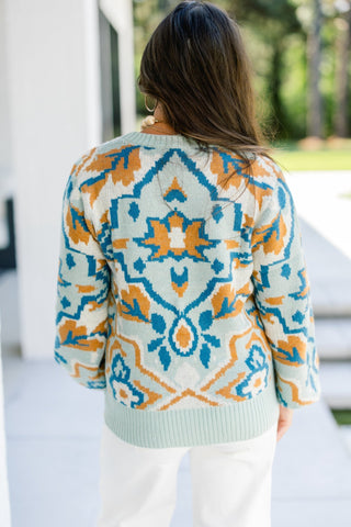 Sagebrush Mosaic Sweater - Instyle Boutique