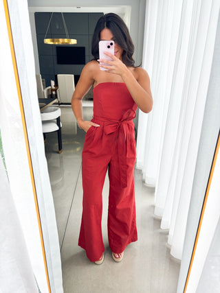 Sienna Strapless Jumpsuit