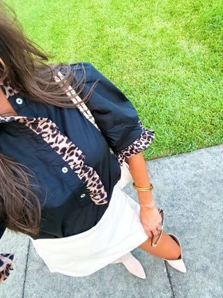 The Wild Ruffle V-Neck Top