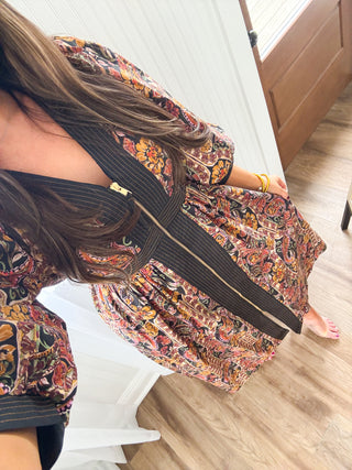 Stand Out Paisley Printed Dress