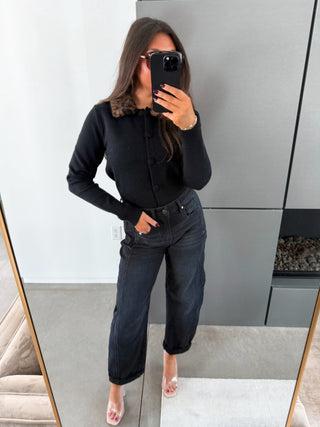 Collar Me Chic Cardigan Top