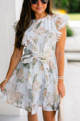 Whispering Petals Lace Dress - Instyle Boutique