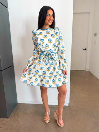 Forever Florals Off White Dress - Instyle Boutique