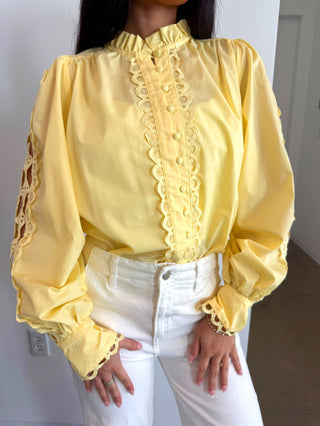 Spring Ahead Yellow Top - Instyle Boutique