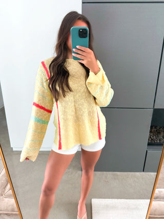 Sunny Side Multicolor Sweater - Instyle Boutique