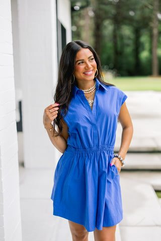 Cobalt Crush Mini Dress - Instyle Boutique