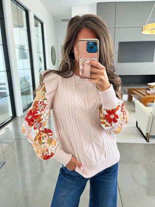Pretty In Powder Pink Sweater