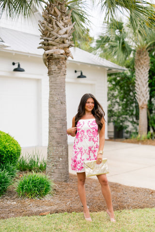 Notice Me Pink Printed Dress - Instyle Boutique