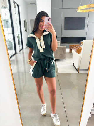 Something Chic Hunter Green Set