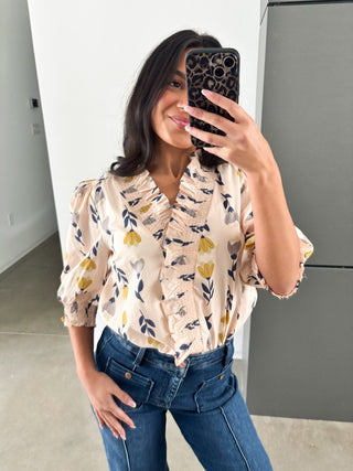 Never Ending Nights Cream Top - Instyle Boutique