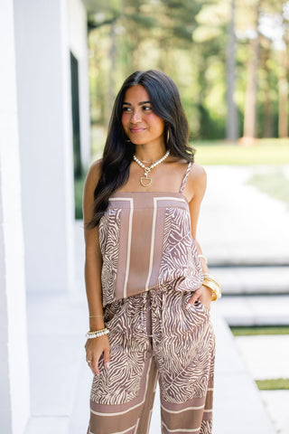 The Savannah Border Printed Set - Instyle Boutique