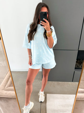 Polka Dot Pretty Blue & White Set