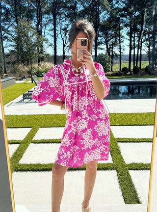 Magenta Sunshine Swing Dress - Instyle Boutique