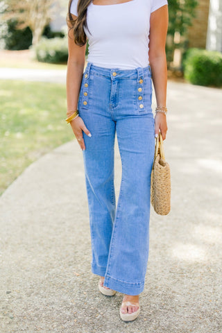 Gilded Glam Denim - Instyle Boutique