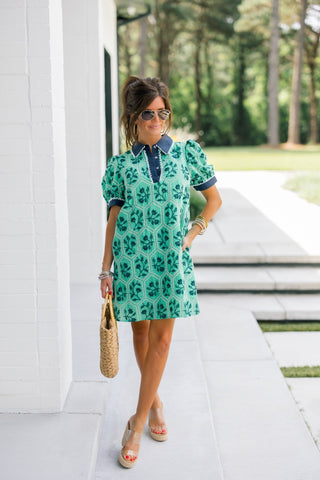 Garden Party Polo Mini Dress - Instyle Boutique