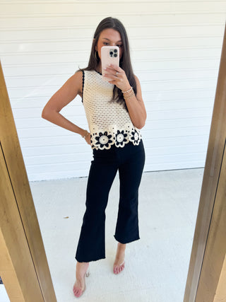 Off Day Crochet Floral Tank ~FINAL SALE~