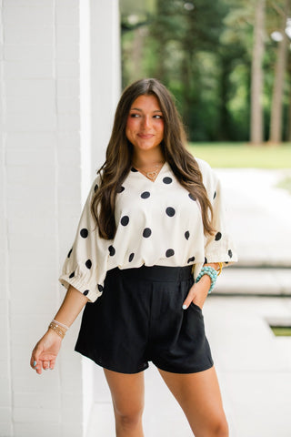 I Spotted You Ivory Top - Instyle Boutique