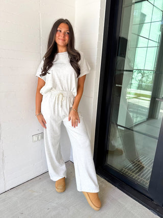 Effortlessly Yours Heathered Grey Set - Instyle Boutique