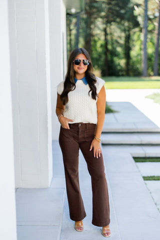 Forever Chic Cable Knit Sweater Top - Instyle Boutique