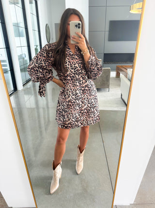 All That Matters Animal Print Dress