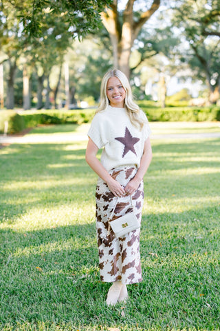 You're A Star Cream Sweater Top - Instyle Boutique