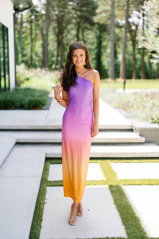 Sunset Mirage Halter Maxi Dress - Instyle Boutique