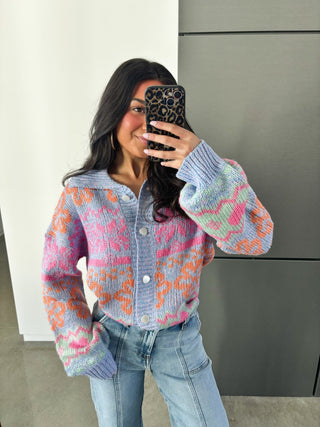 Brighter Days Oversized Button Down Sweater - Instyle Boutique