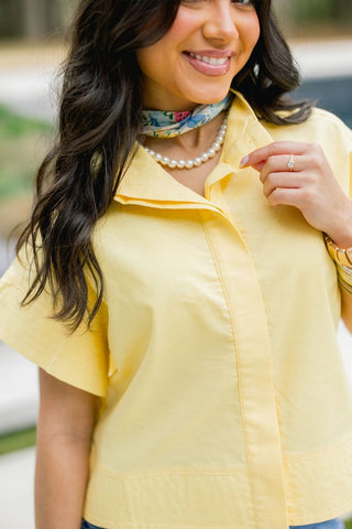Sweet Sunshine Yellow Top - Instyle Boutique