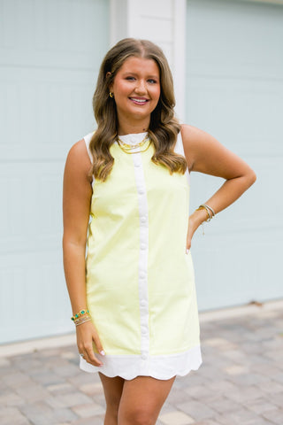 Make It Known Yellow Mini Dress - Instyle Boutique