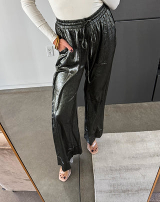 Olive You a Little Shimmer Pants - Instyle Boutique