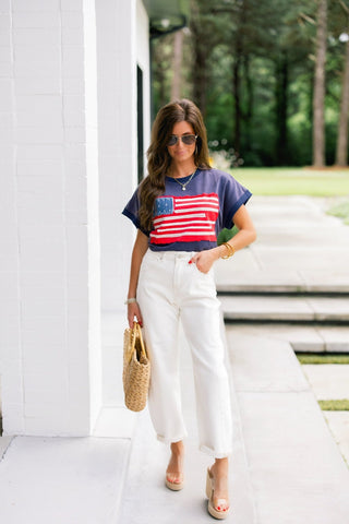 All American Vintage Top - Instyle Boutique