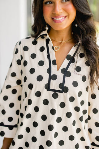 Dot To Dot Shift Dress - Instyle Boutique