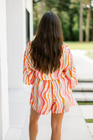 Sorbet Swirl Romper - Instyle Boutique