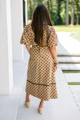 Biscotti Dot Shirtdress - Instyle Boutique