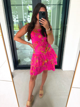 Tropicana Ruffle Mini Dress