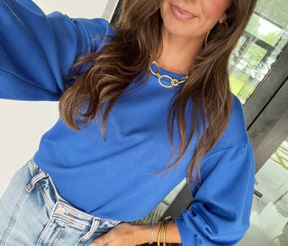 Avery Royal Blue Top