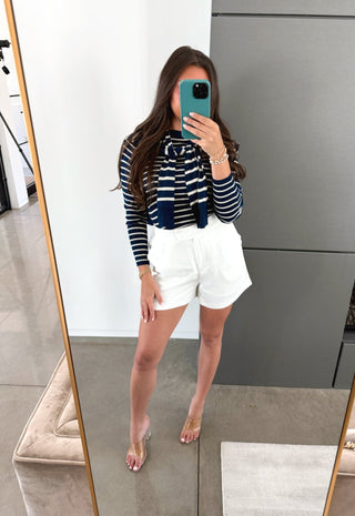 Effortless Chic Striped Sweater - Instyle Boutique