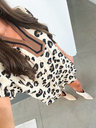 Wildly Chic Animal Print Dress