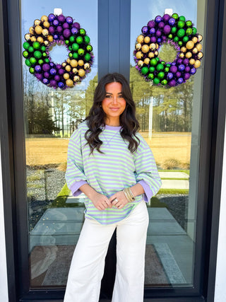 Mardi Darling Striped Top - Instyle Boutique