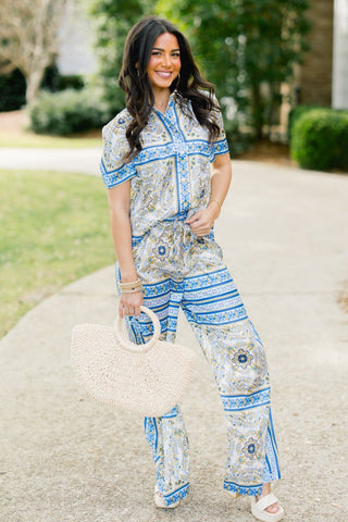 Isla Scarf Print Two Piece Set - Instyle Boutique