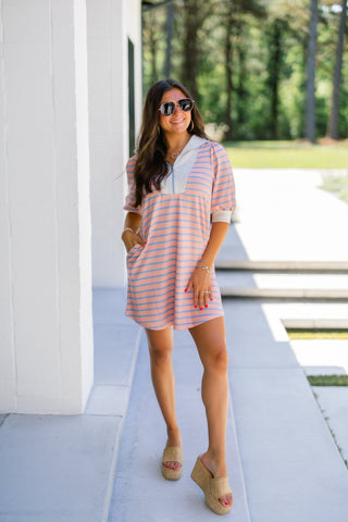 Sophie Striped Puff Sleeve Dress - Instyle Boutique