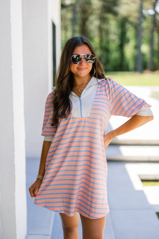 Sophie Striped Puff Sleeve Dress - Instyle Boutique