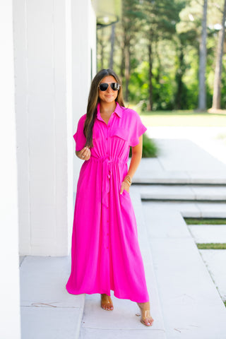 Have Some Fun Hot Pink Dress