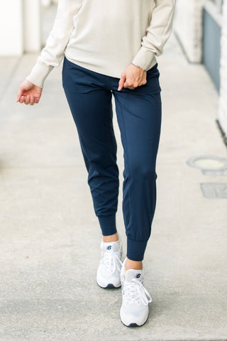 Active Life Joggers- Navy