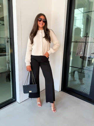 Pop The Bubbly Champagne Cardigan Top