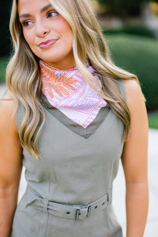 Olivia Belted Mini Dress- Olive