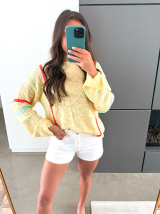 Sunny Side Multicolor Sweater - Instyle Boutique
