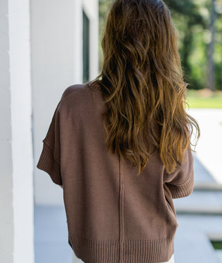 Been There Brown Sweater Top - Instyle Boutique