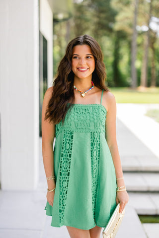Clover & Lace Mini Dress - Instyle Boutique