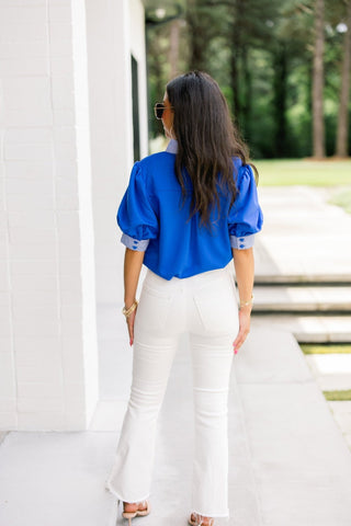 The Regatta Top – Royal Blue - Instyle Boutique